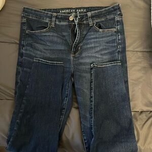 American eagle size 14 high rise jeggings like new